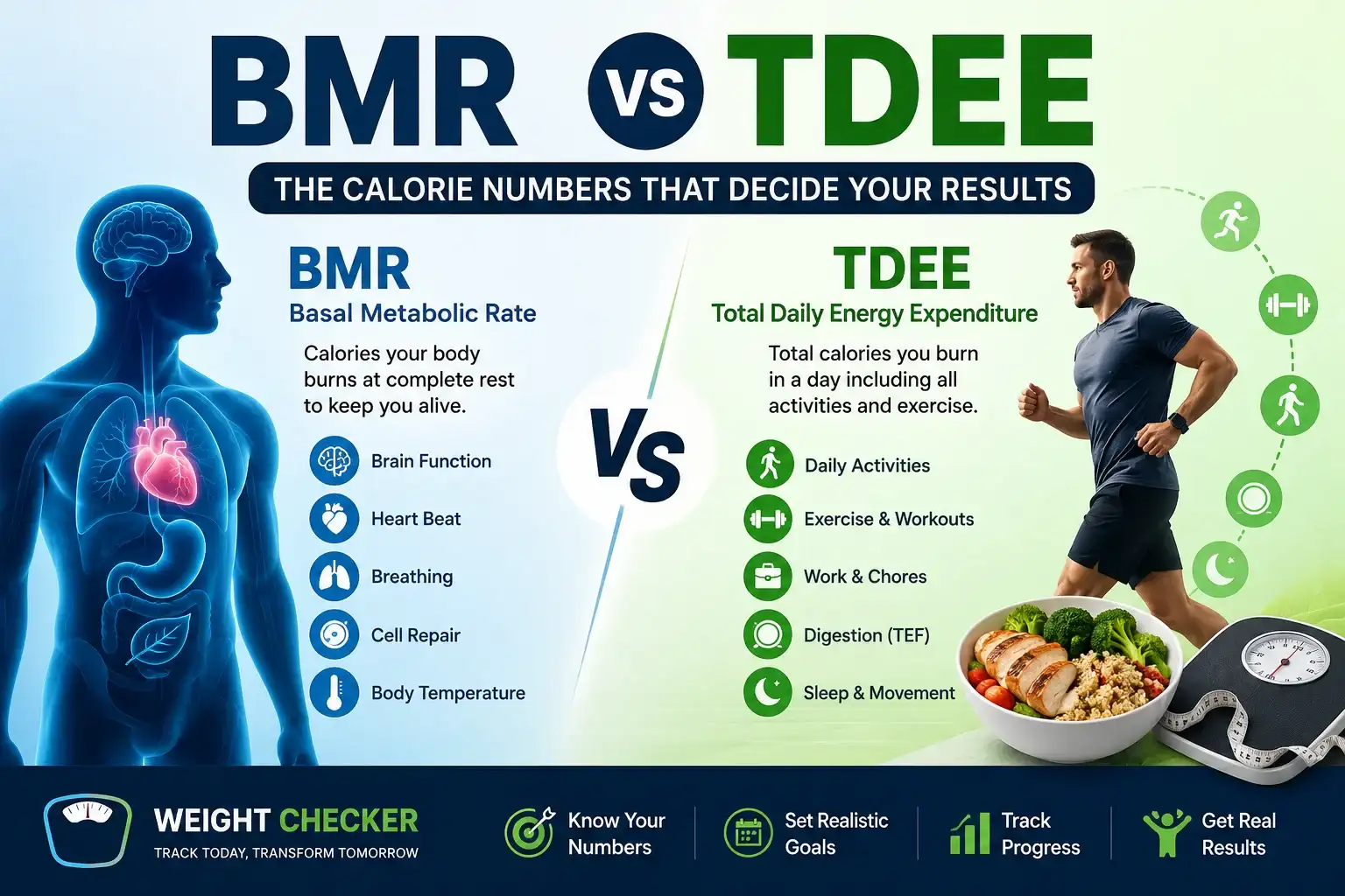 BMR vs TDEE